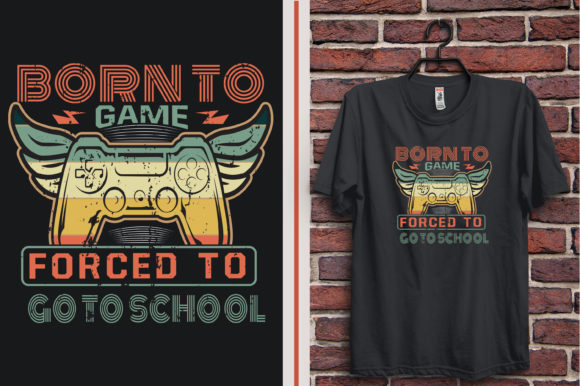 Born to Game Graphics & Print Templates