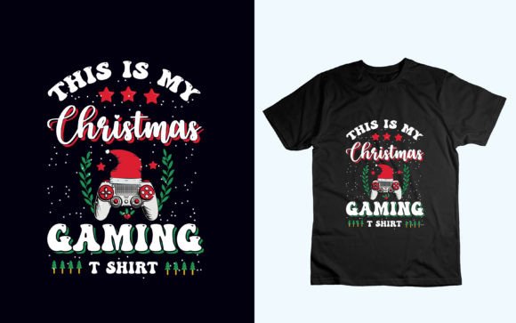 Christmas Gaming Graphics for T-Shirt Designs