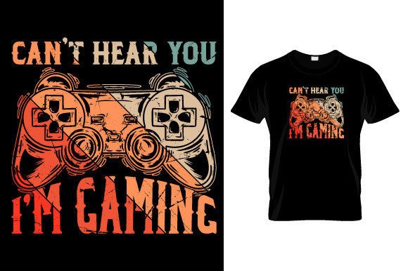 Gaming Graphics for T-Shirt Designs