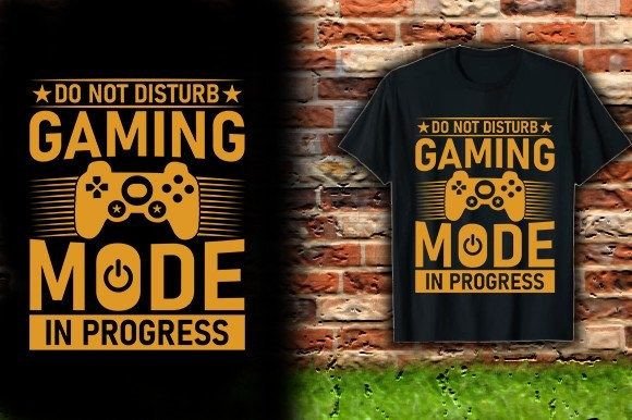 Gaming Mode Graphics for Bold T-Shirt Designs