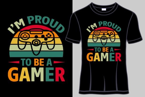 Gaming Quotes Typography Graphics & T-Shirt Designs