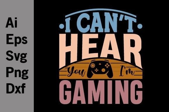 Gaming SVG for T-Shirt Designs & Graphics
