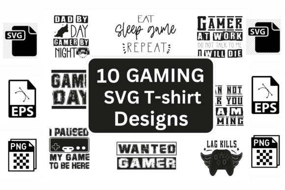 Gaming SVG T-shirt Designs Bundle Review