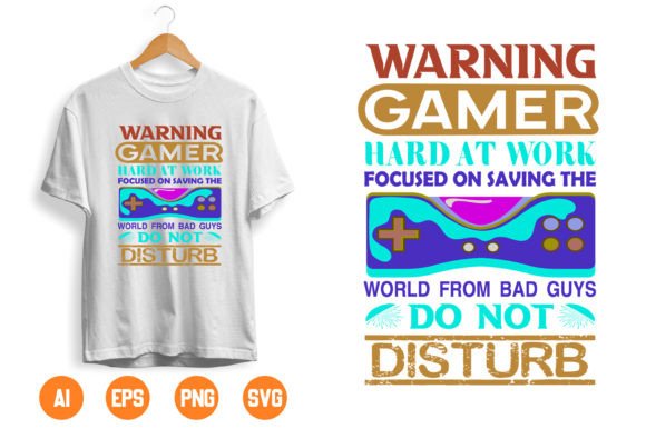 Gaming T-shirt Design 20: Graphics for T-Shirt Designs