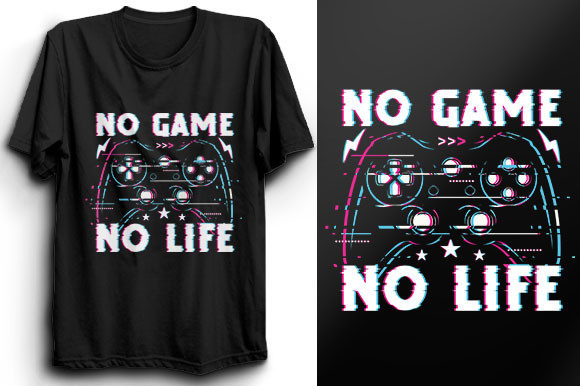 Gaming T-Shirt Design 92: Graphics & Print Templates