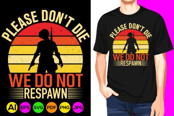 Gaming T-Shirt Designs: Graphics & Print Templates