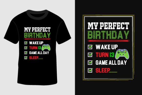Gaming T-Shirt Graphics & Designs