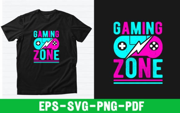 Gaming Zone Graphics & T-Shirt Designs