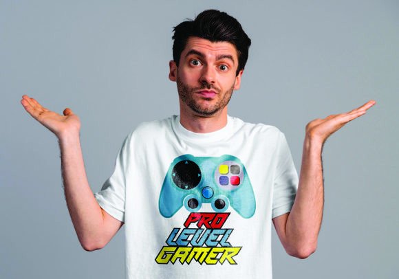 Joystick Gaming T-Shirt Design Graphics Review