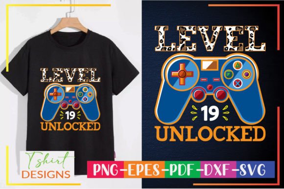 Level 19 Unlocked: Graphics for T-Shirt Designs