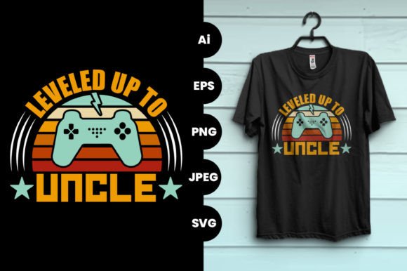 Leveled Up to Uncle: Graphics & Print Templates