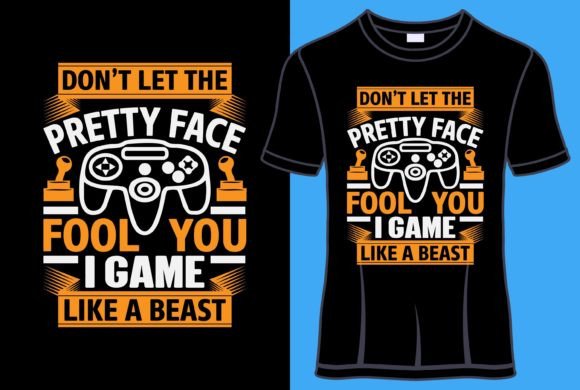 Review: Gaming Quotes Typography T-Shirt Design for Stitchers